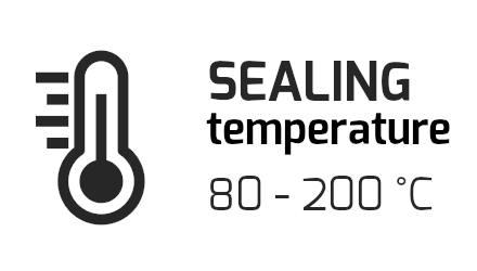 temperatura de etanșare 80-200°C